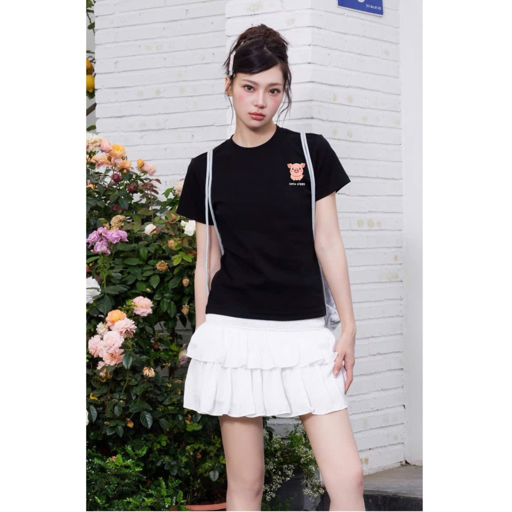 Áo Baby tee nữ