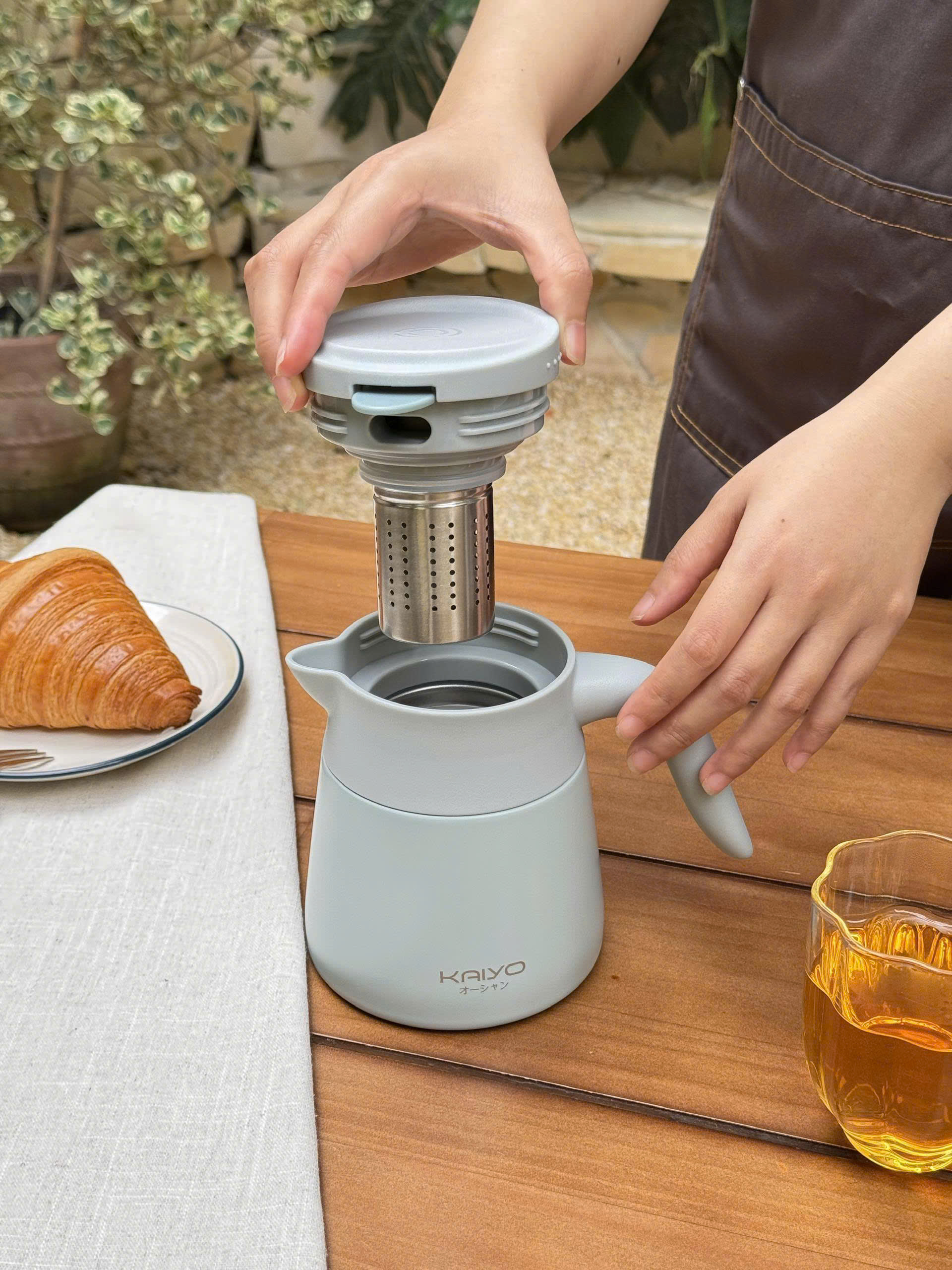 Bình giữ nhiệt pha trà kèm lõi lọc inox 304 Kaiyo 500ml_thumbnail_12