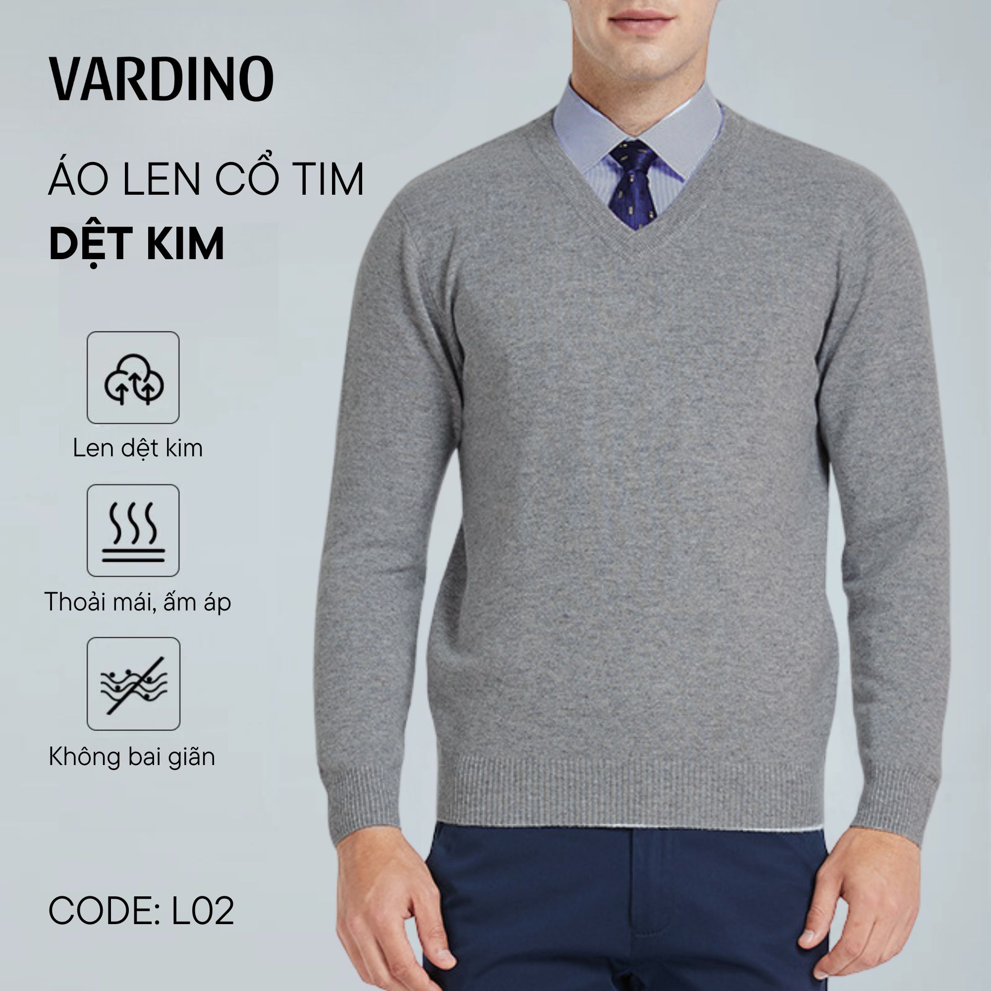 Áo len nam Vardino L02