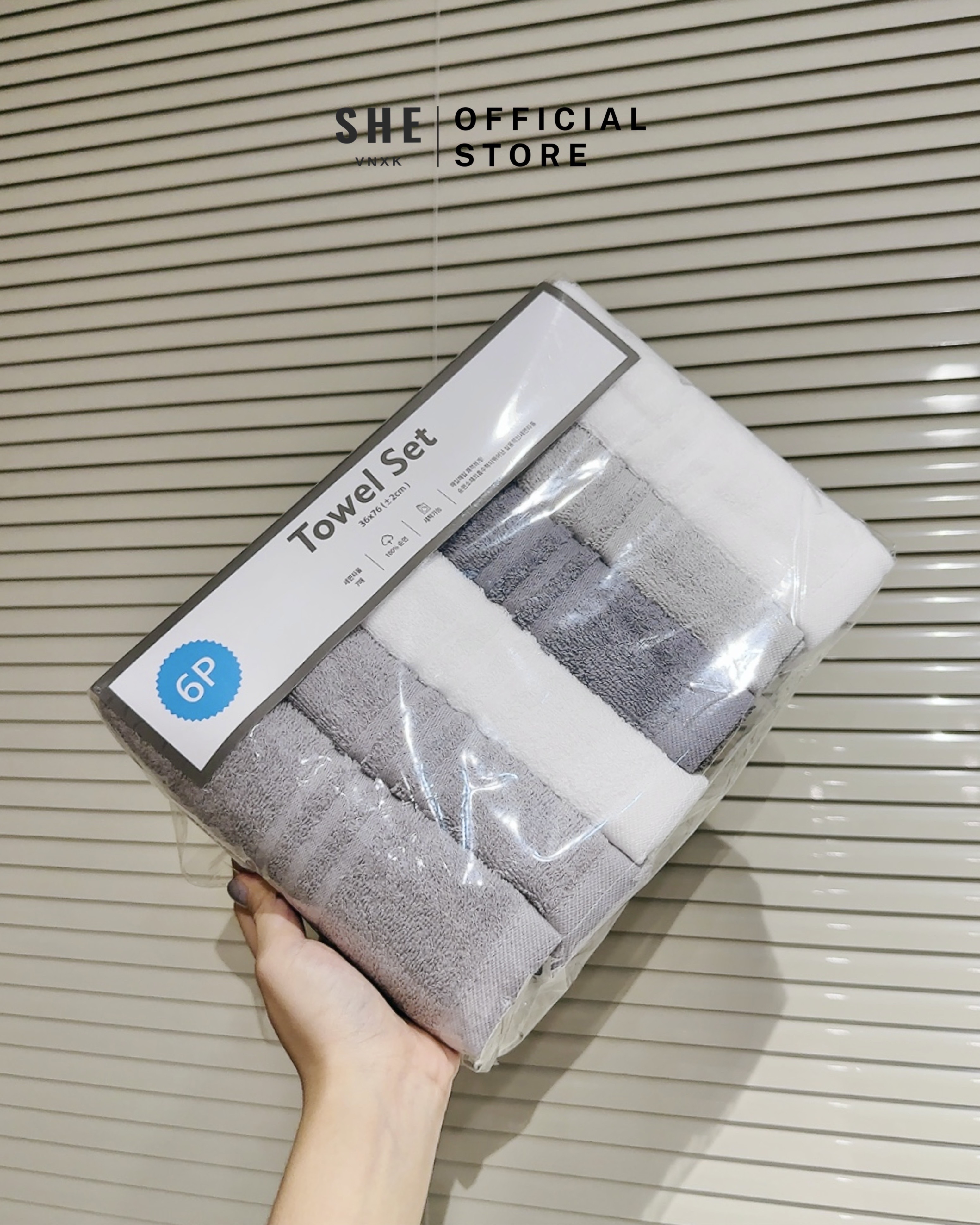 A666 SET 6 KHĂN TOWEL