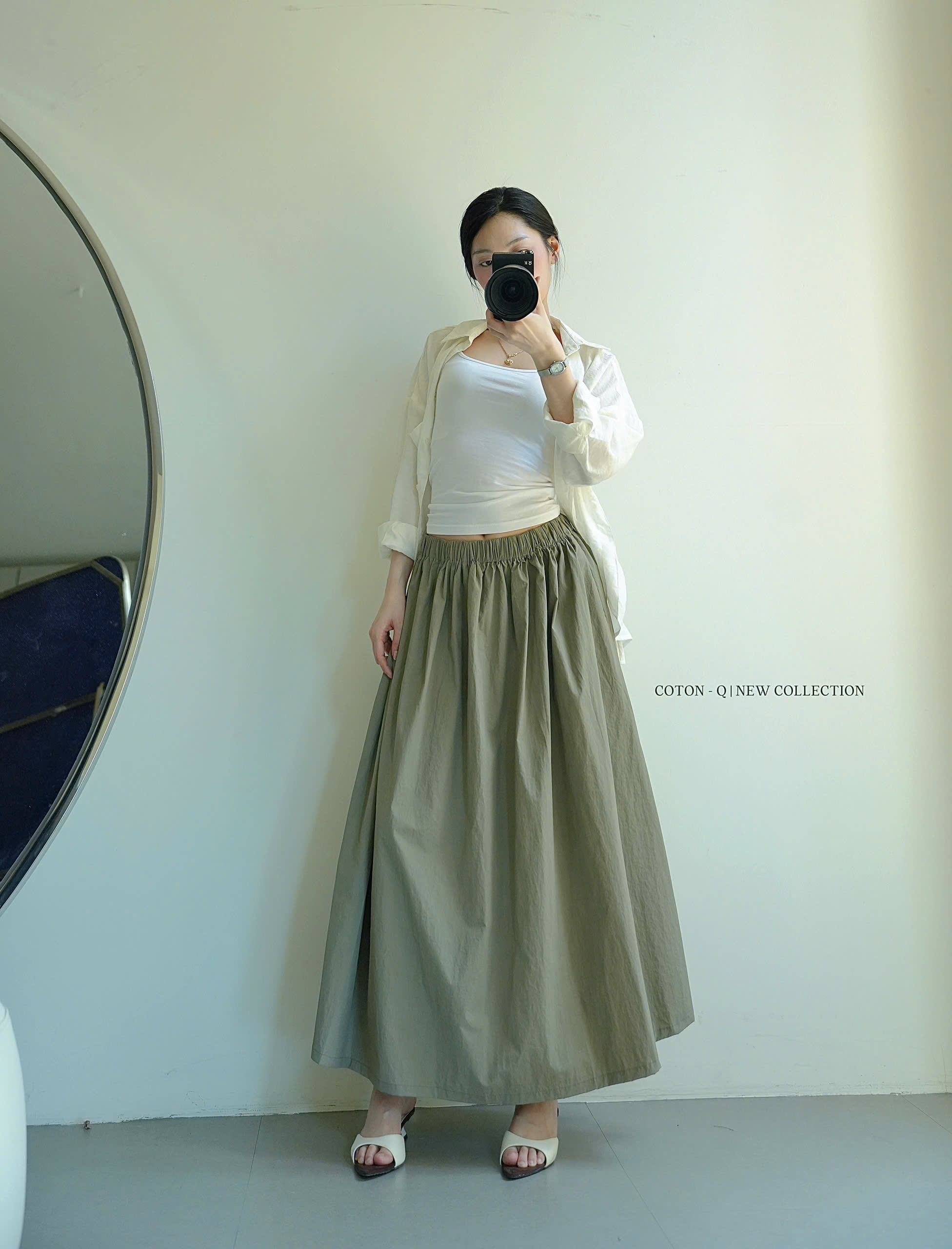 Chân váy dài lưng thun ( RÊU )_thumbnail_12