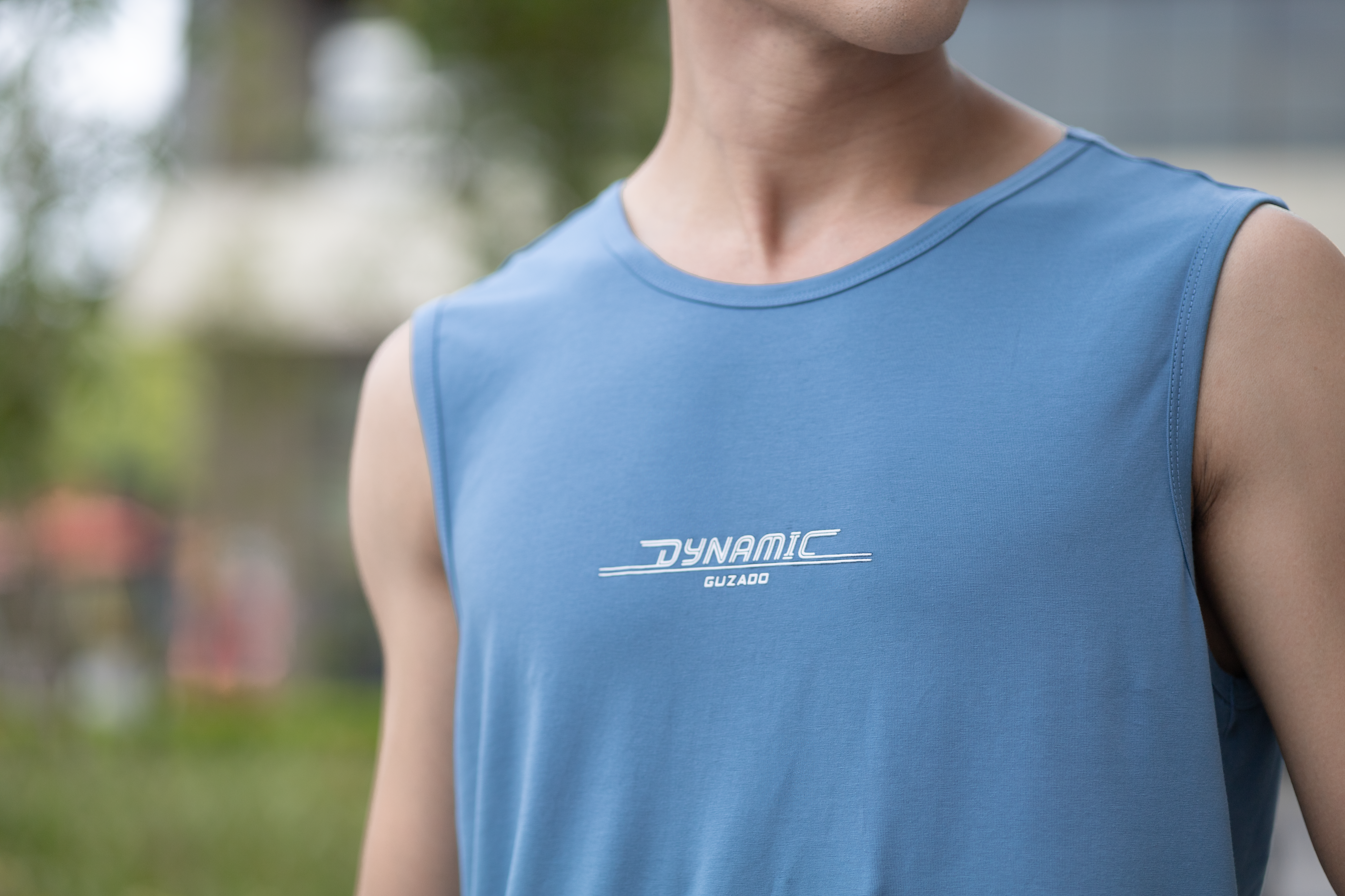 Áo Tanktop Nam GUZADO Ba Lỗ Trơn, Vải Cotton Cao cấp GTT02_thumbnail_32