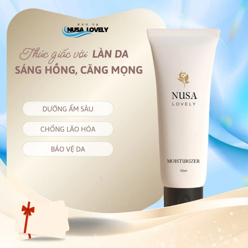 Kem Dưỡng Ẩm Phục Hồi Da Nusa Lovely