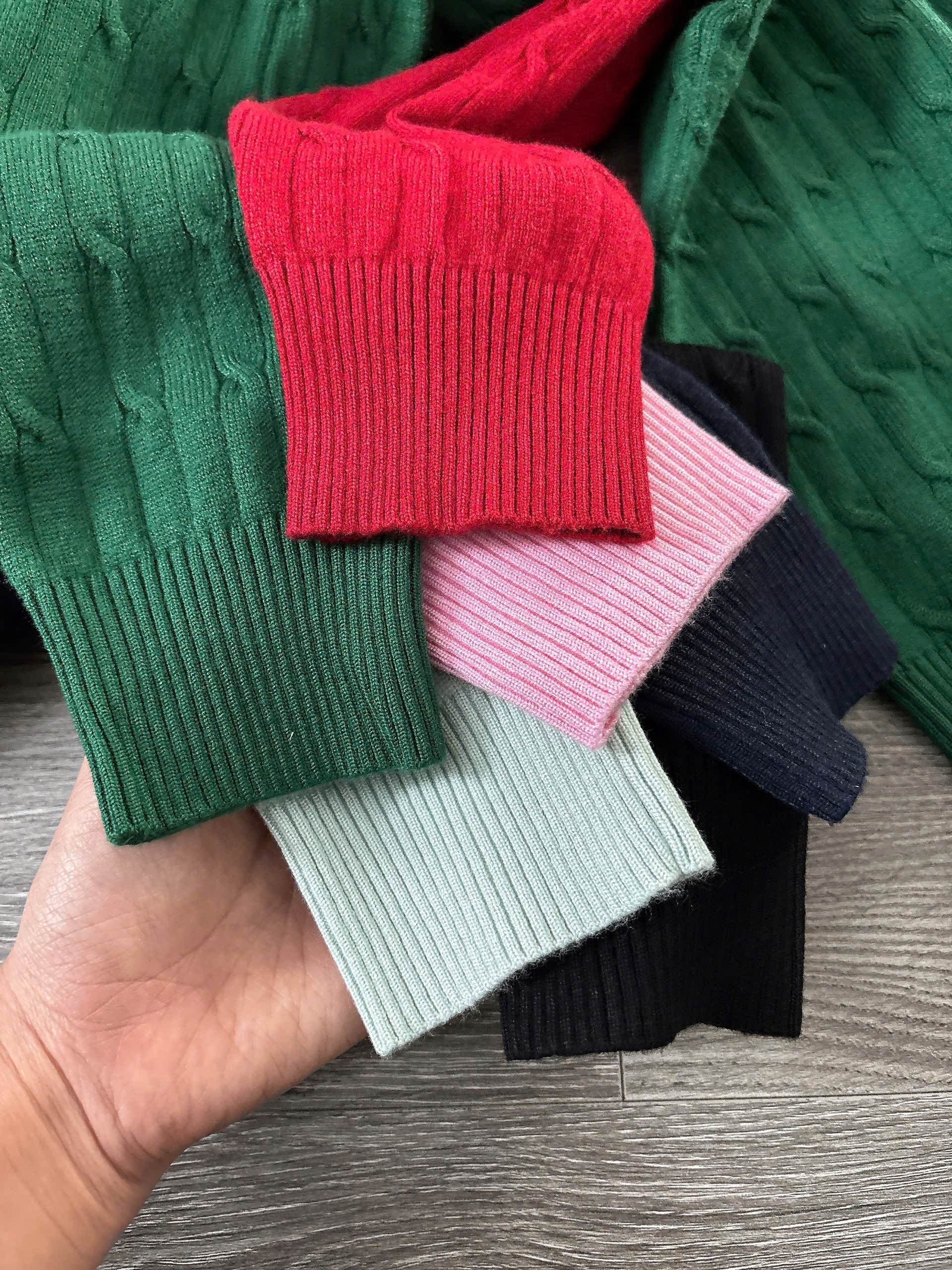 A768 ÁO DỆT KIM TAY DÀI 6 MÀU_thumbnail_2