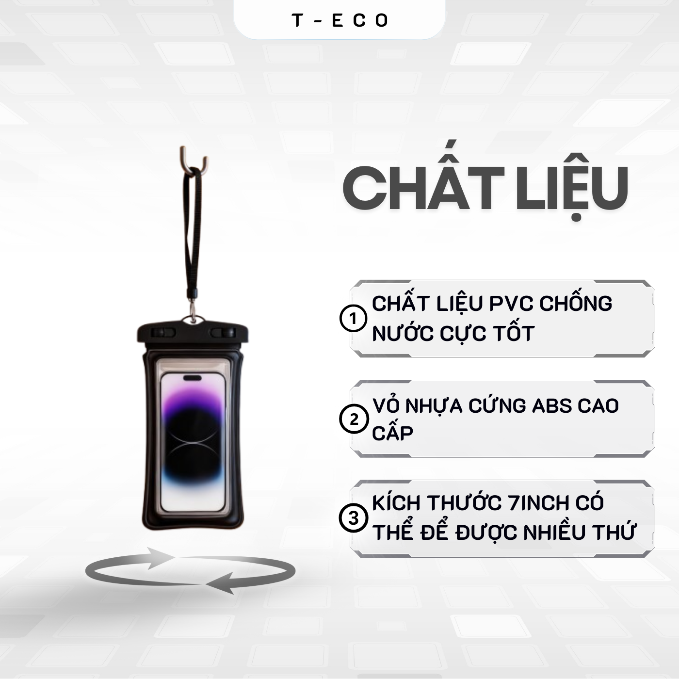 Túi chống nước dành cho điện thoại bảo vệ điện thoại khi đang ở dưới nước_thumbnail_3
