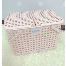 Giỏ xách quai giữa Nachi có nắp (Làn nhựa)_thumbnail_1