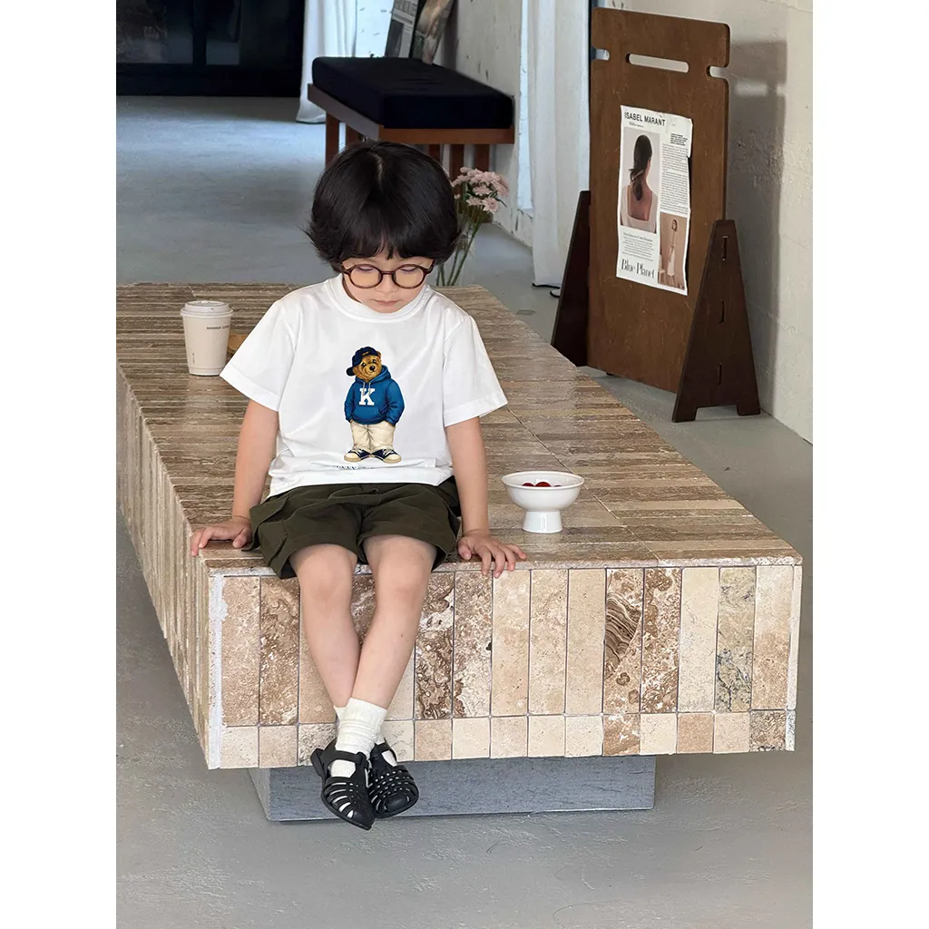 Áo thun bé trai Gấu Teddy siêu ngầu Kado 3412_thumbnail_3