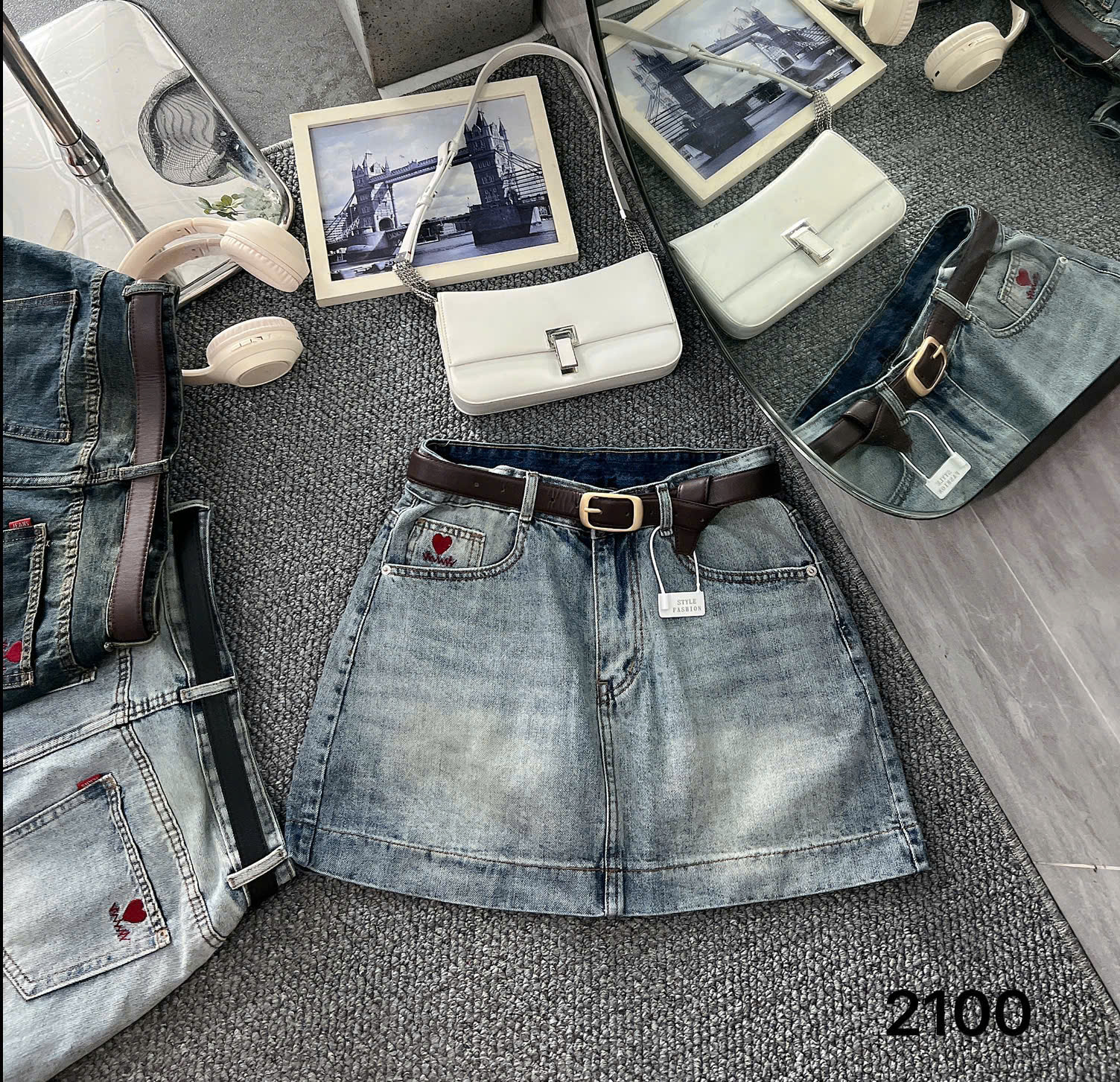 Chân váy dáng A thêu trái tim bigsize JV2100 dành cho nàng béo mập từ 55-90kg_thumbnail_10