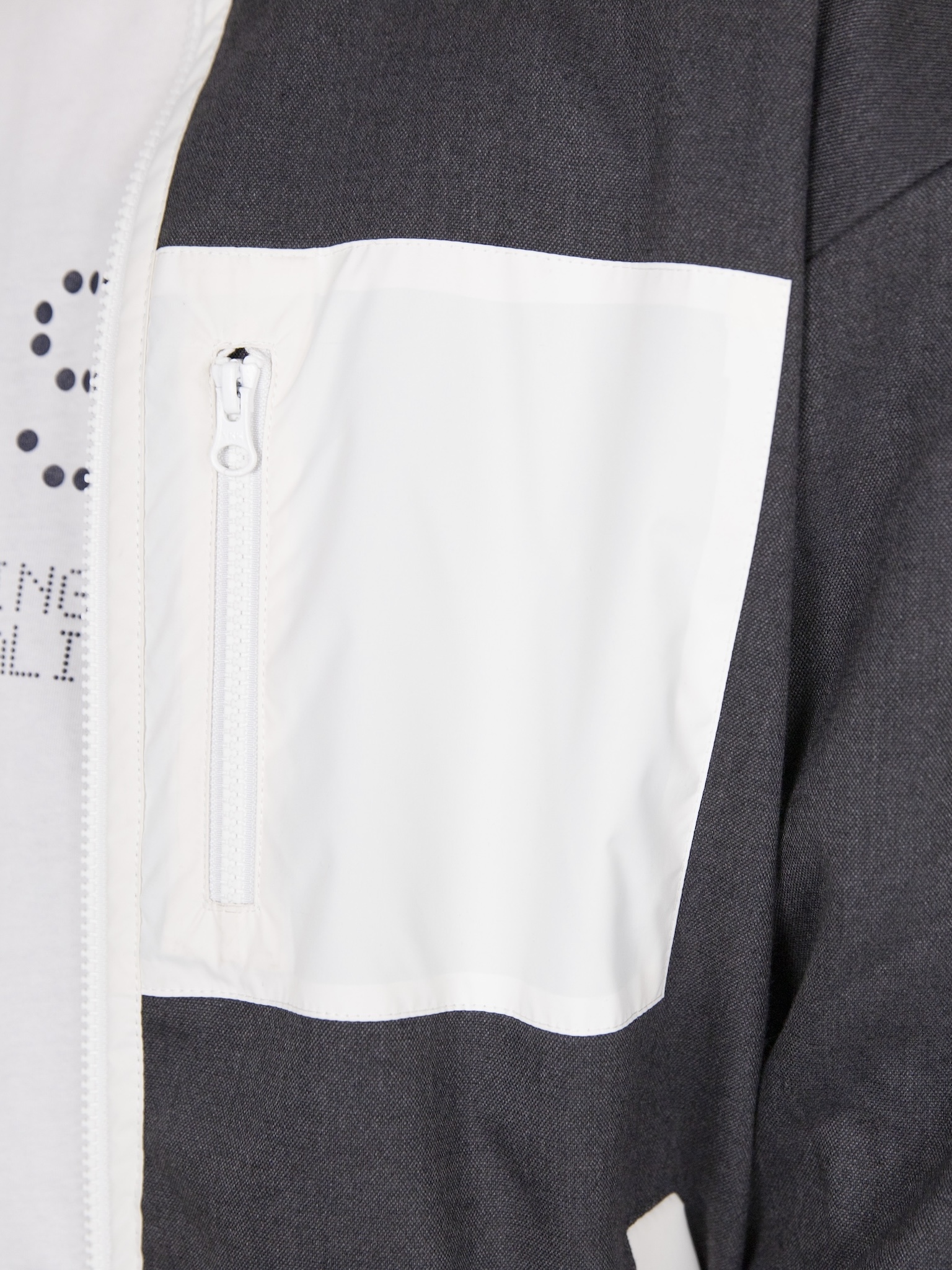 Áo khoác ni bông phối gió trắng túi ngực_thumbnail_3