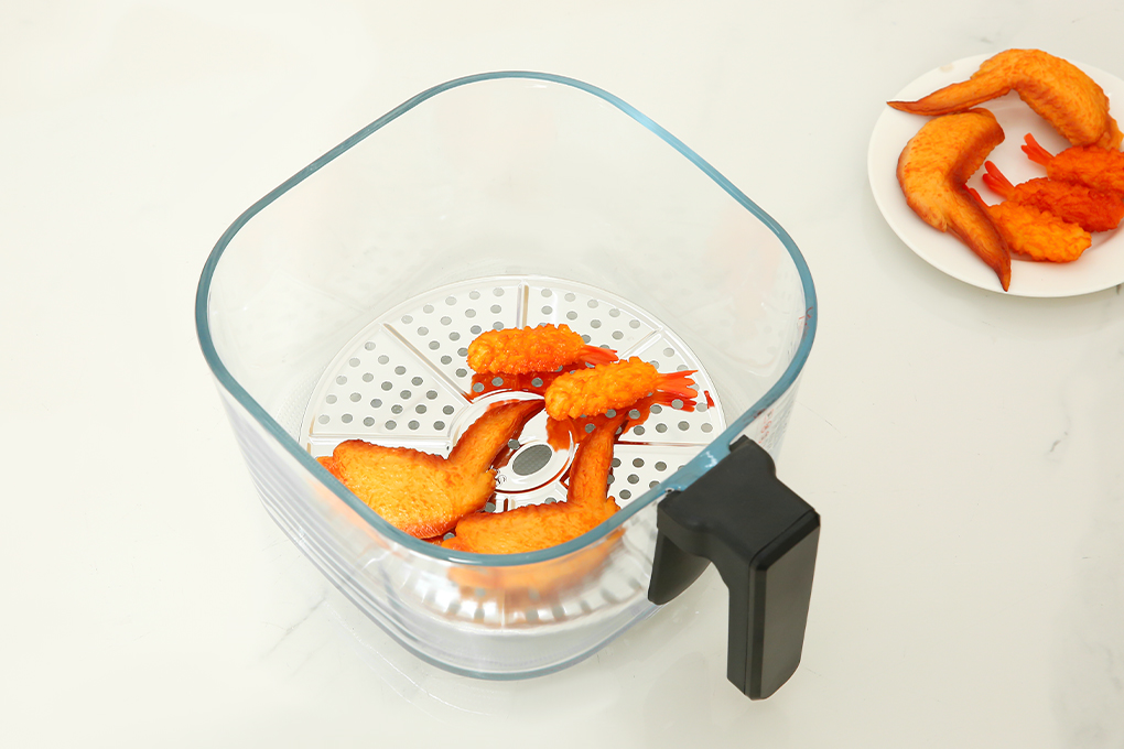 Nồi chiên không dầu lòng thuỷ tinh Mishio MK373 không lo bong tróc chống dính_thumbnail_25