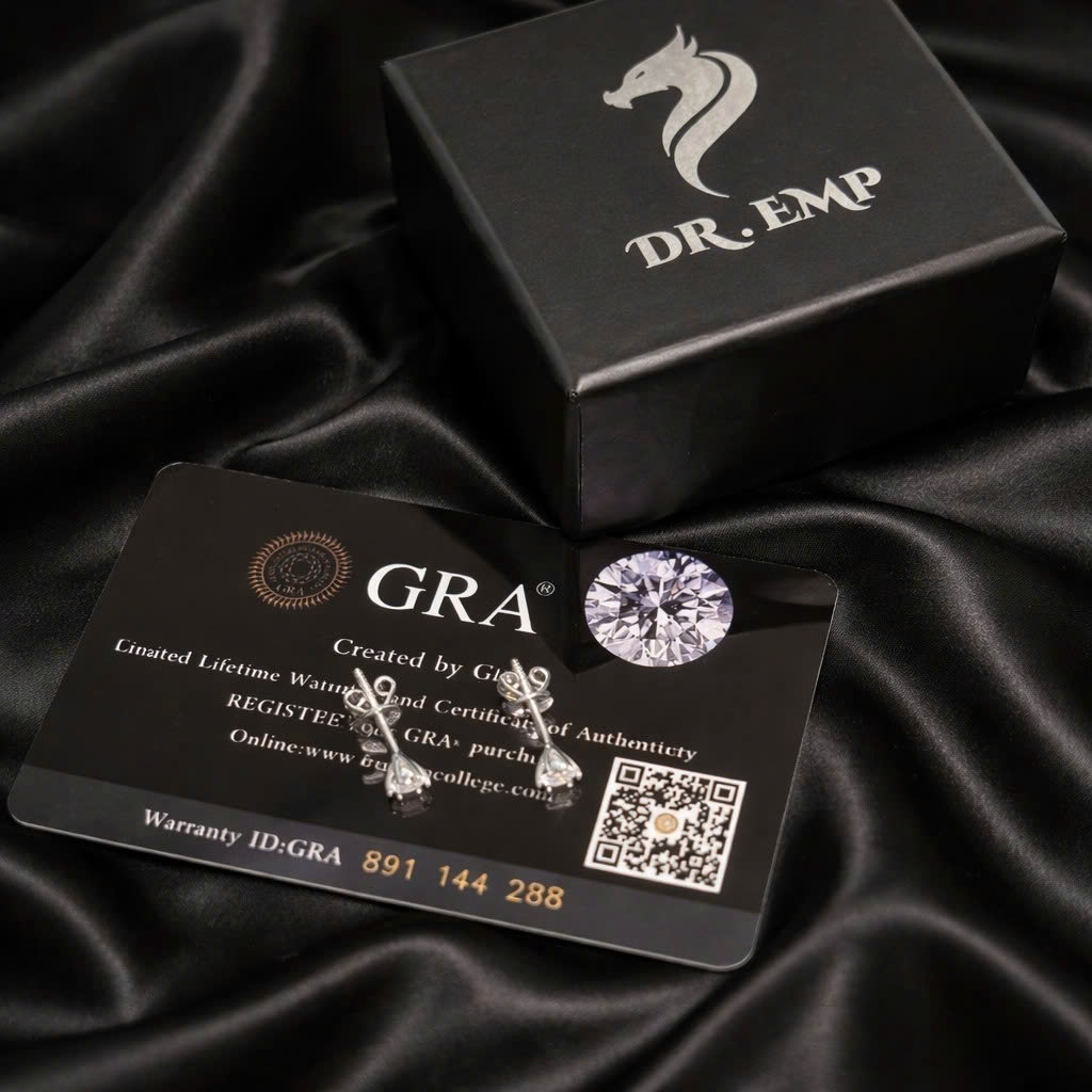 Khuyên tai bạc xi bạch kim kim cương 4mm_thumbnail_2