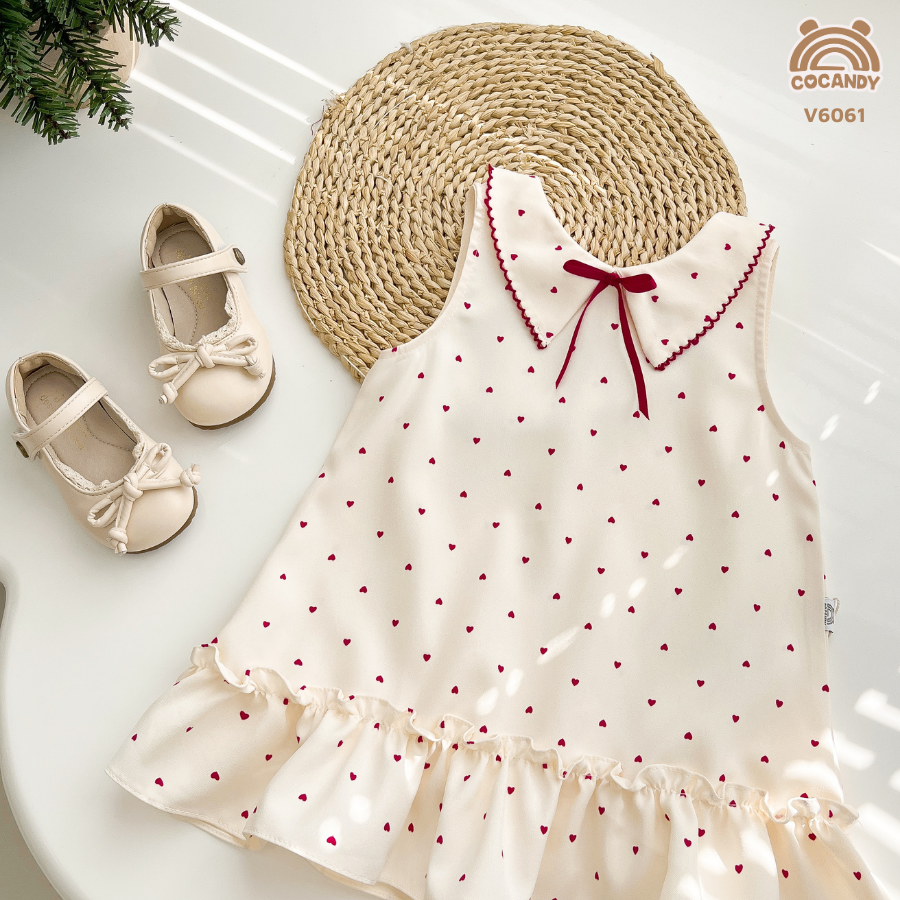 Váy cộc BE sát nách họa tiết trái tim đỏ_thumbnail_2