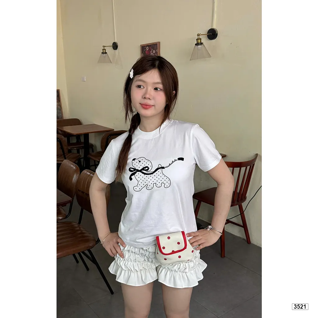 Áo baby tee form vừa hình cún nhiều màu Beezy 3521_thumbnail_4