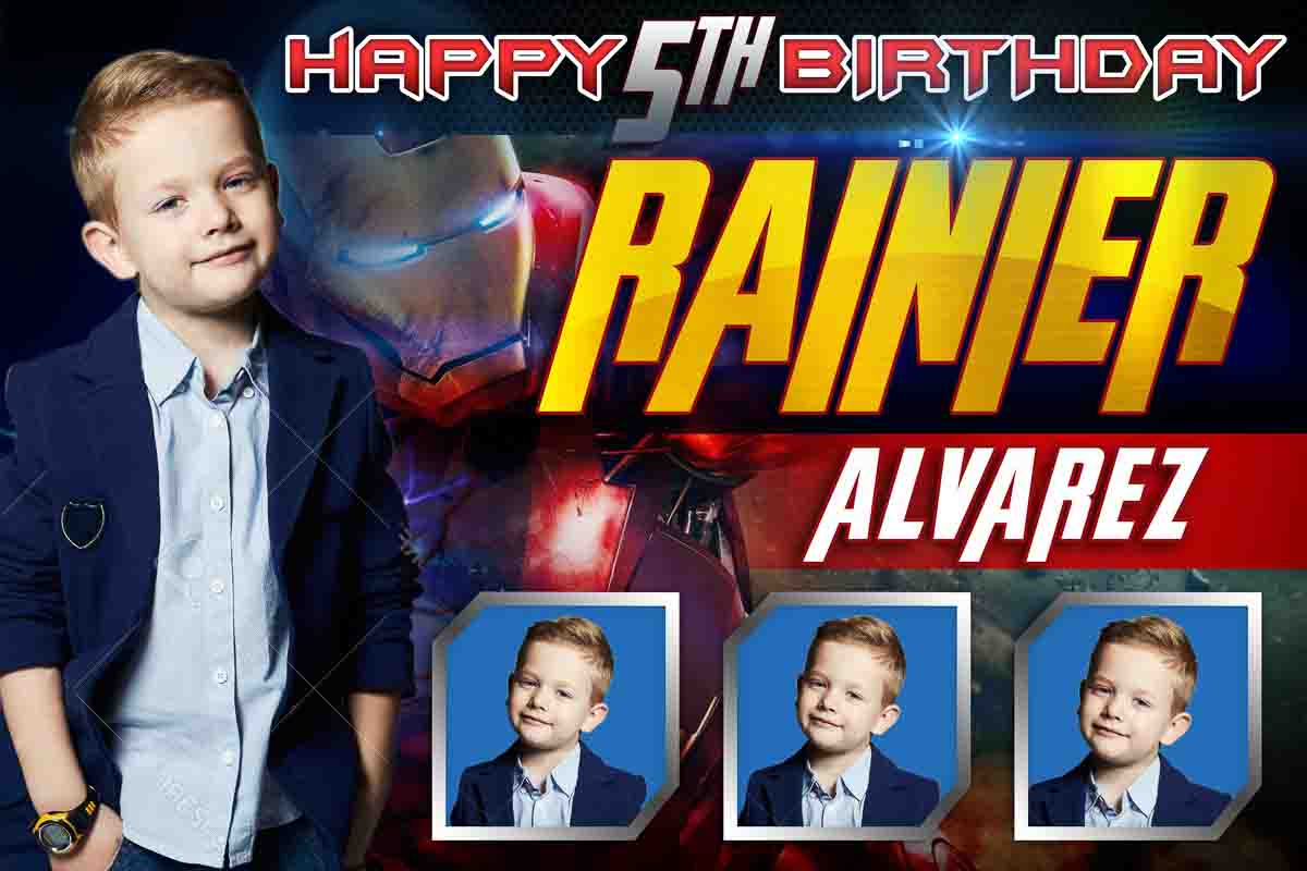 Iron man Theme Birthday Tarp_thumbnail_3