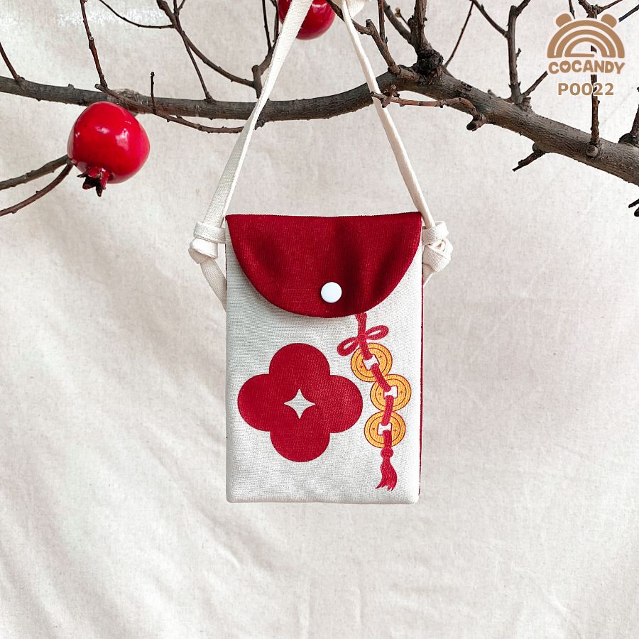 Túi May Mắn nắp ĐỎ