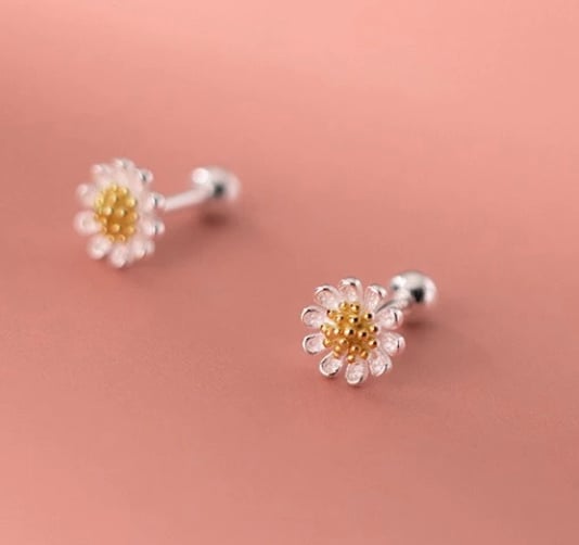 K271 - Khuyên tai hoa cúc chốt ren_thumbnail_1