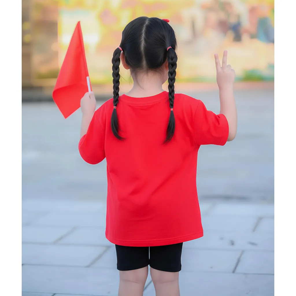 Áo thun kid form rộng Kado chất vải cotton mềm mại thoáng mát thoải mái Tết Việt Nam 2870_thumbnail_5