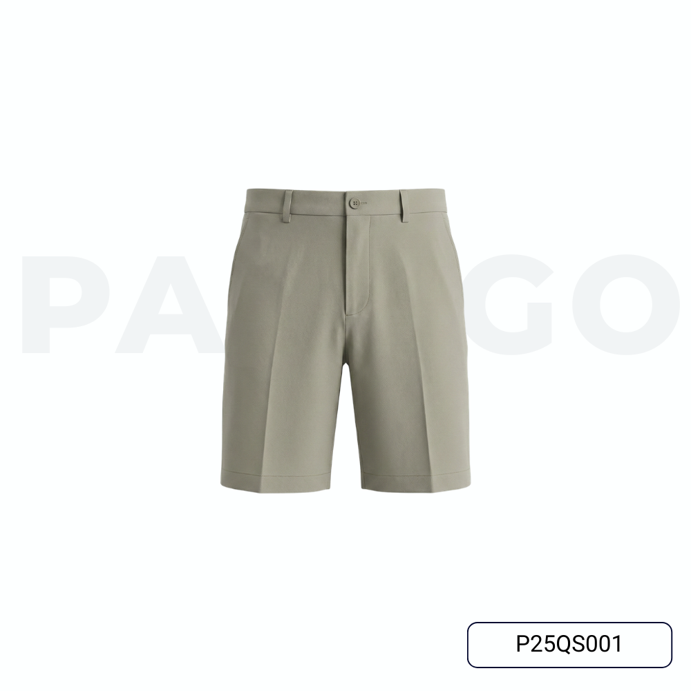 Quần short nam PAPAGO basic, quần ngố chất mềm đẹp cho bố - P25QS001_thumbnail_3