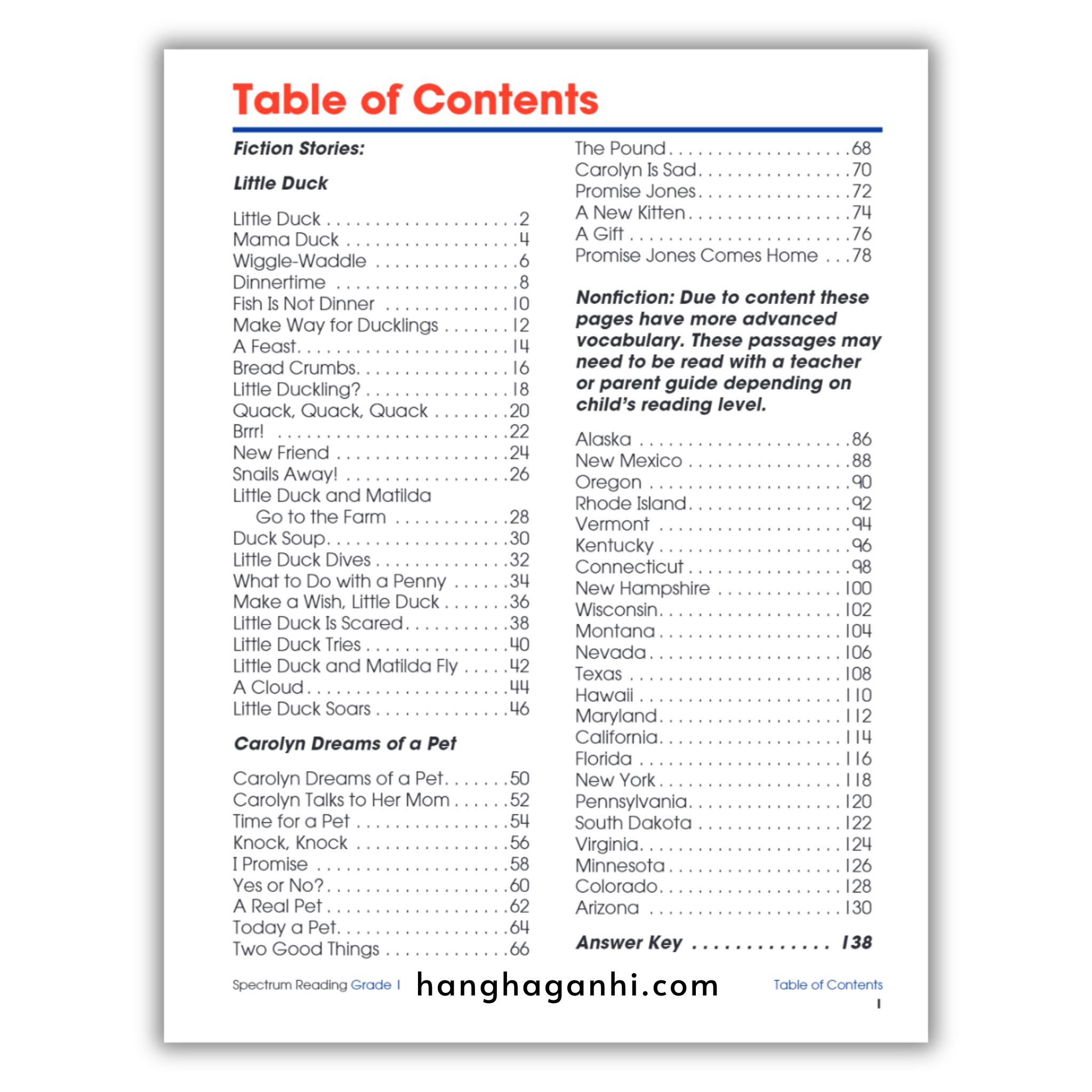 Sách Spectrum Reading Workbook Grade 1_thumbnail_1