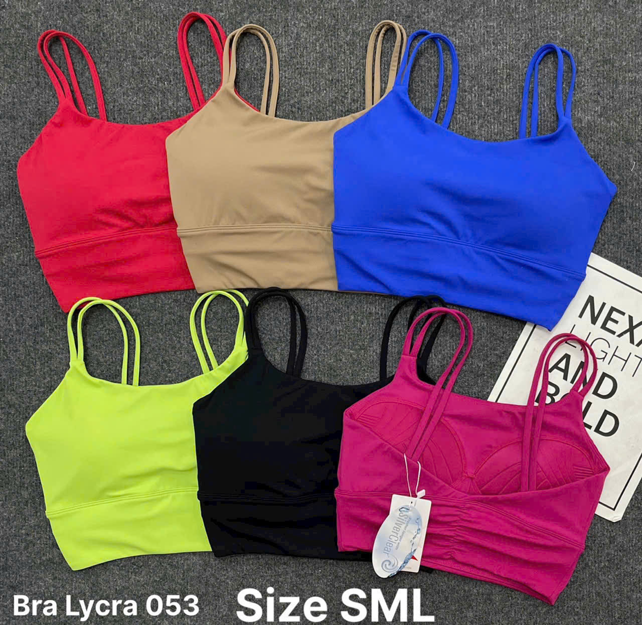 Áo Lót Thể Thao Tập Gym Yoga Nữ Yumiisport Áo Bra Hai Dây Cài Khoá Nâng Ngực Không Gọng Vải Co Giãn Thoáng Mát Sẵn Mút_thumbnail_2