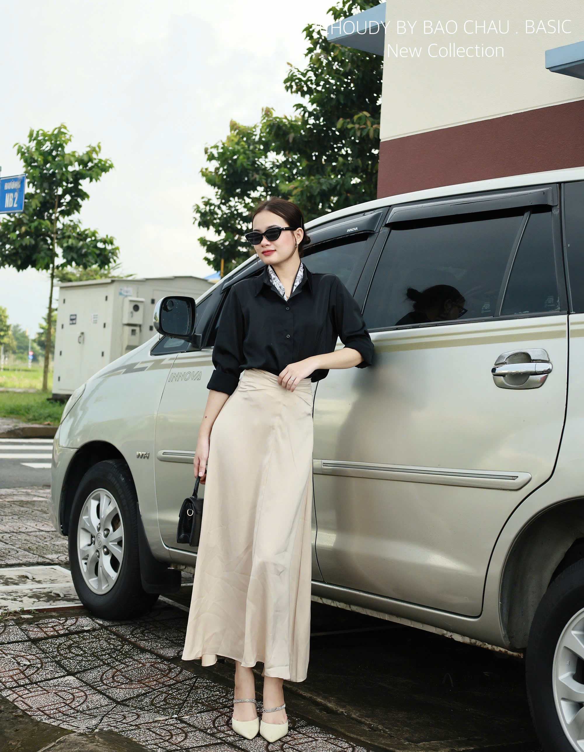 C94 CHÂN VÁY LỤA KEM