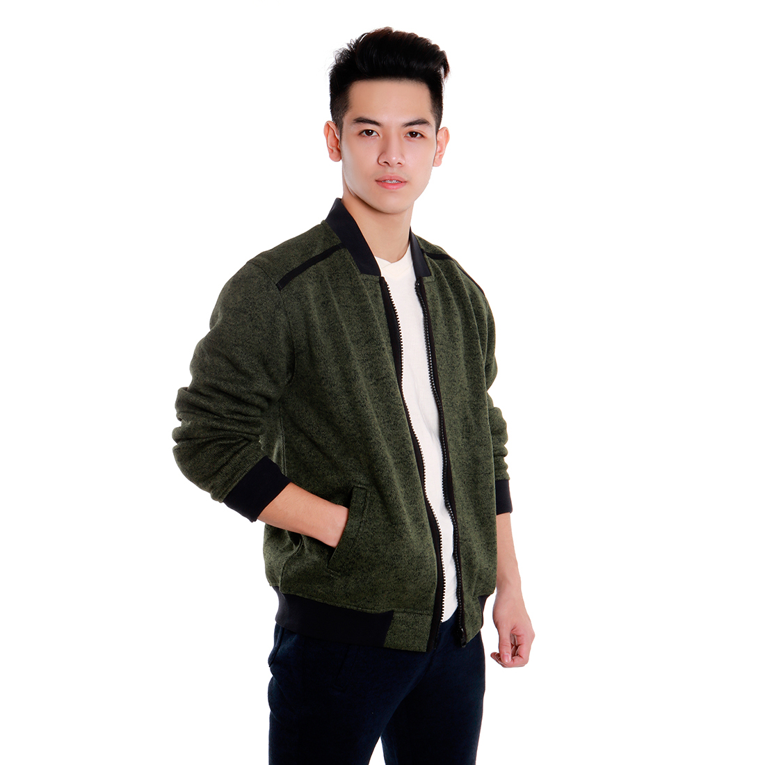 ÁO KHOÁC NAM D6074 NARSIS VẢI NỈ ẤM ÁP, MỀM MẠI, THÍCH HỢP MÙA ĐÔNG, GIỮ NHIỆT TỐT_thumbnail_2