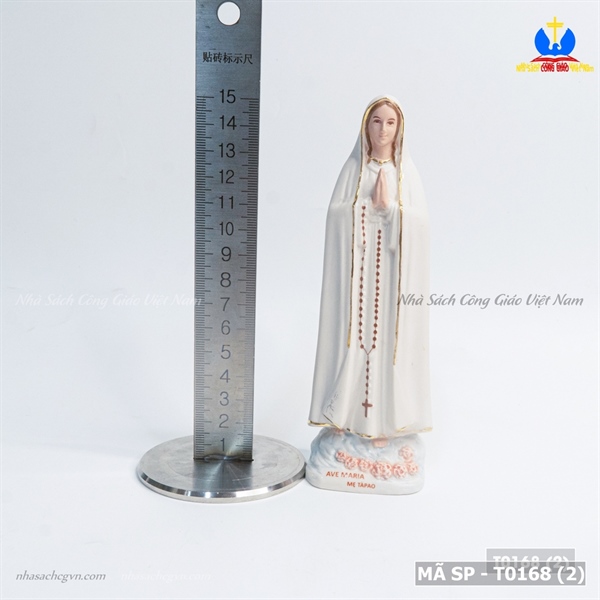 Tượng sứ Đức Mẹ Tà Pao 15cm ✔_thumbnail_4