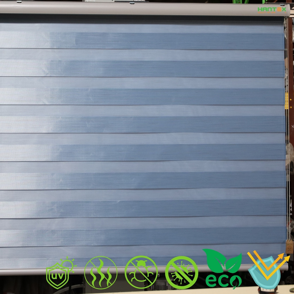 Rèm cửa sổ kiểu dáng rèm cầu vồng cản nắng, cản sáng cao rộng 60cm, 0710-R60-20