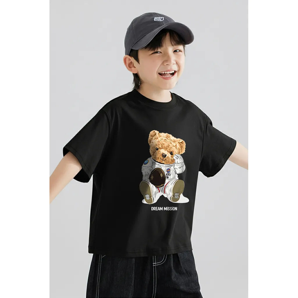 Áo thun kid form rộng Gấu Teddy dễ thương Kado vải cotton thoáng mát thoải mái cho bé 2915_thumbnail_5