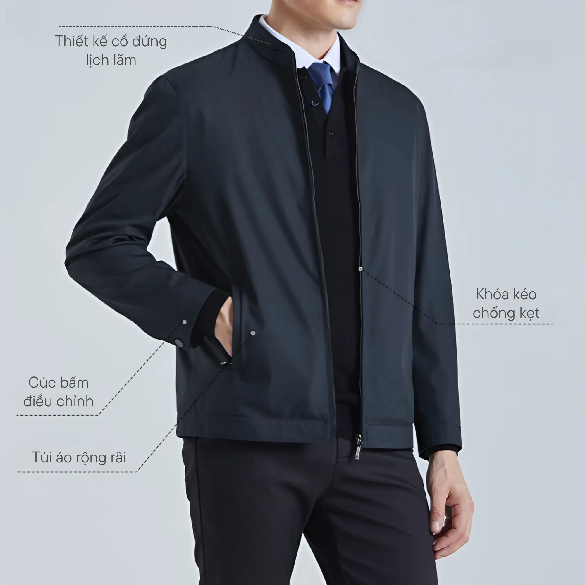 Áo khoác nam công sở Vardino AK10_thumbnail_4