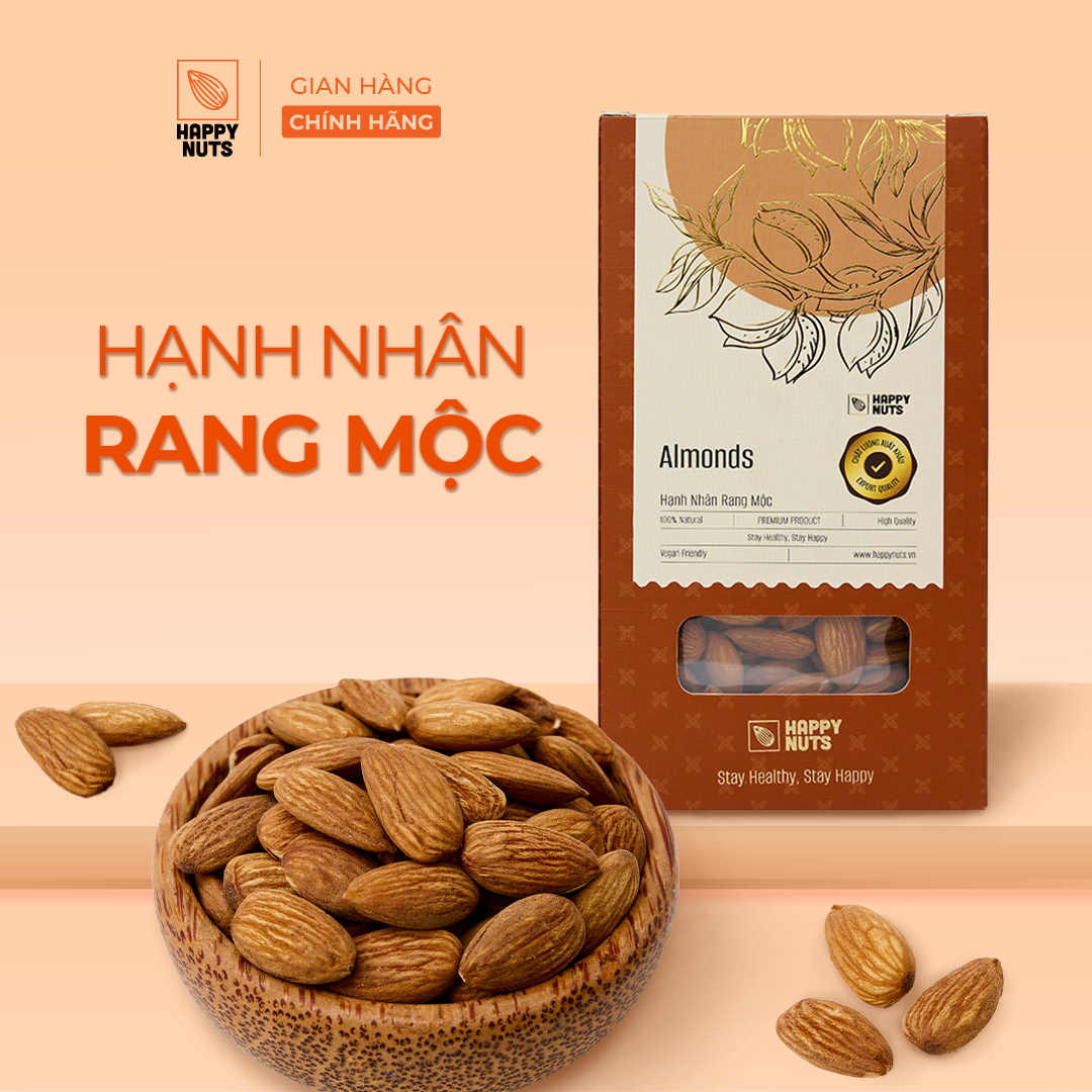 Hạnh nhân rang mộc 