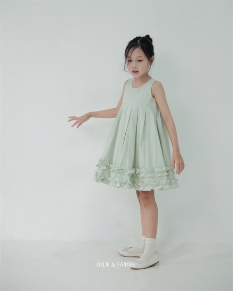 July Cotton Dress '25 (Váy Sát Nách Nhún Bèo)