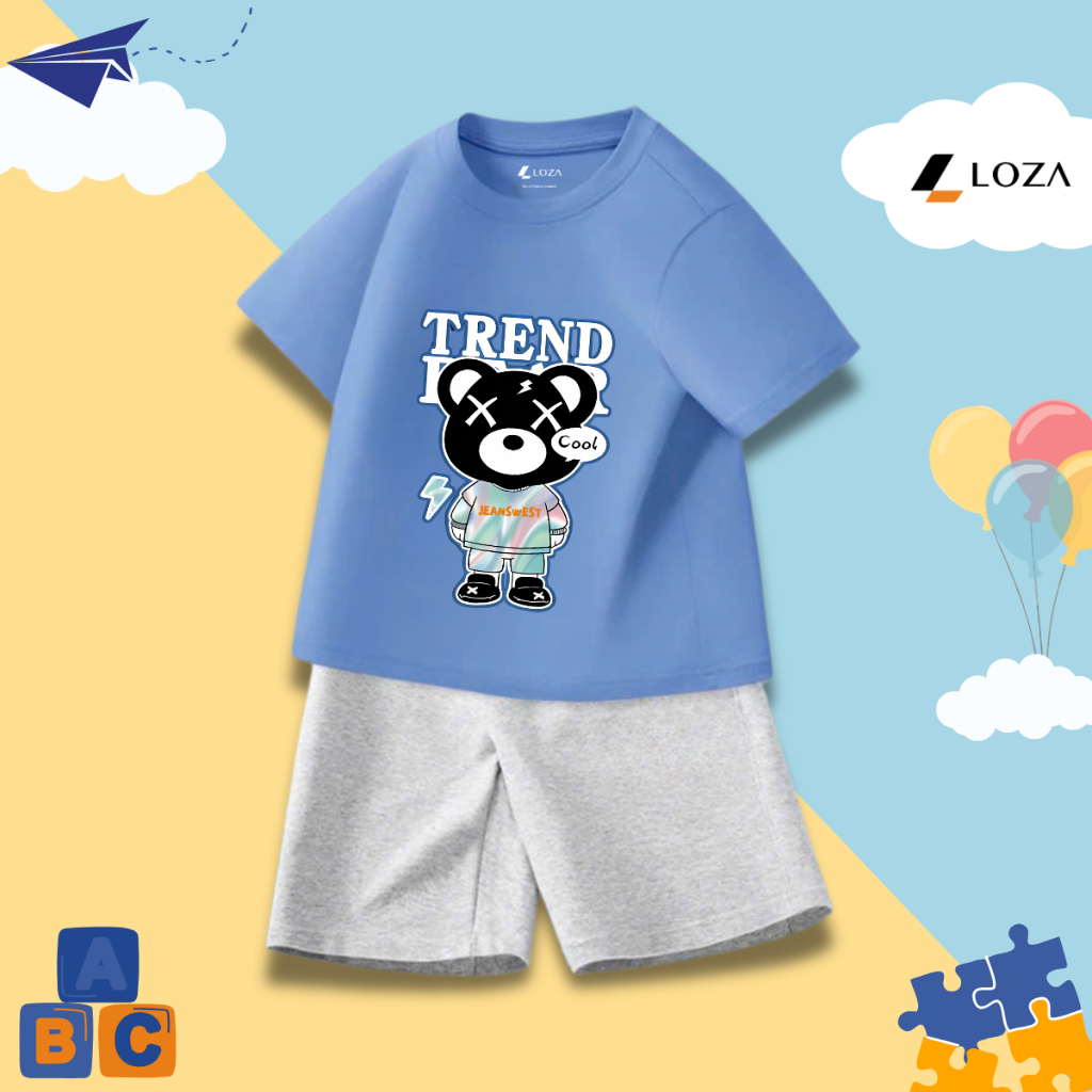 Bộ đồ bé trai in hình Gấu Trend - Loza SB294_thumbnail_10