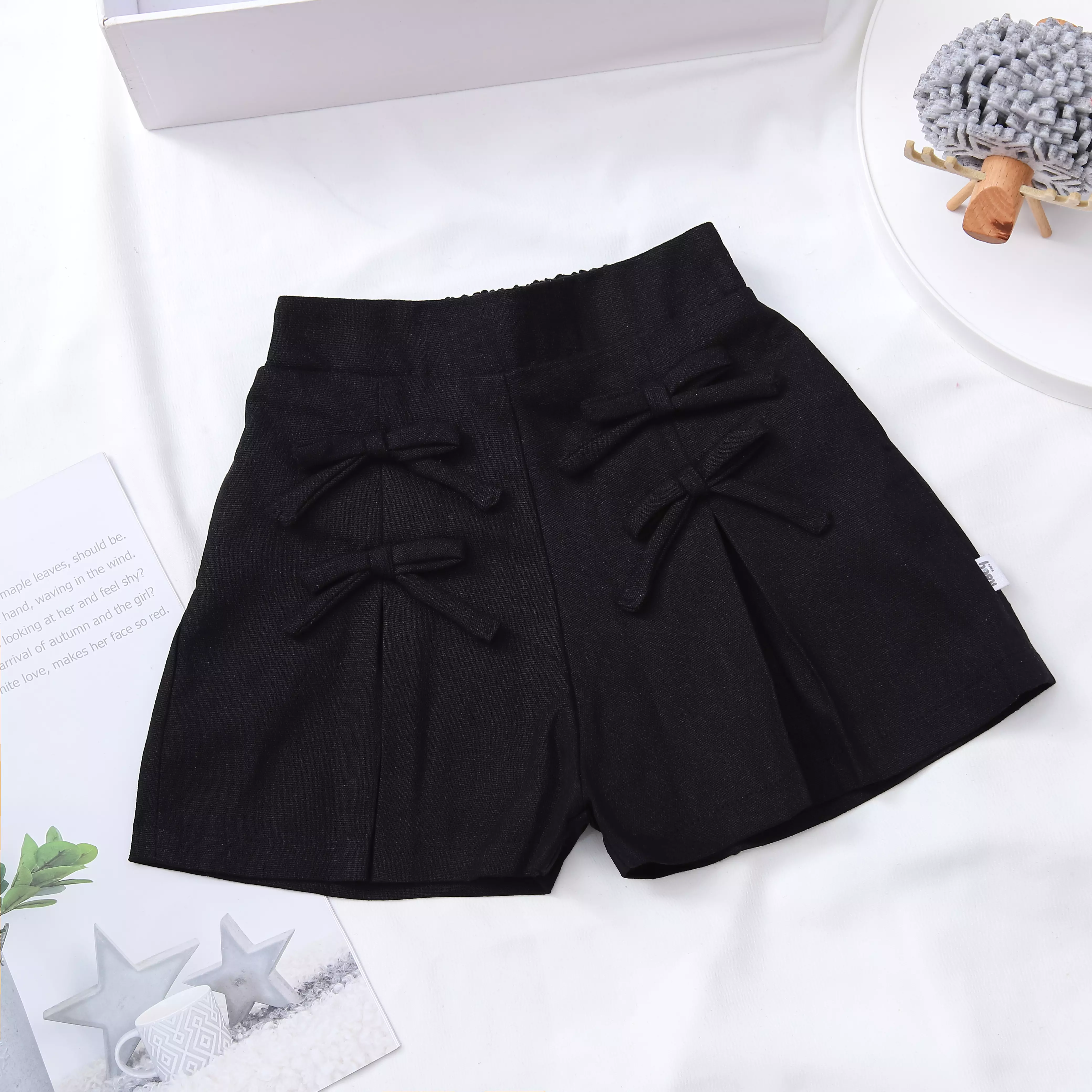 Quần xếp ly phối nơ_thumbnail_1