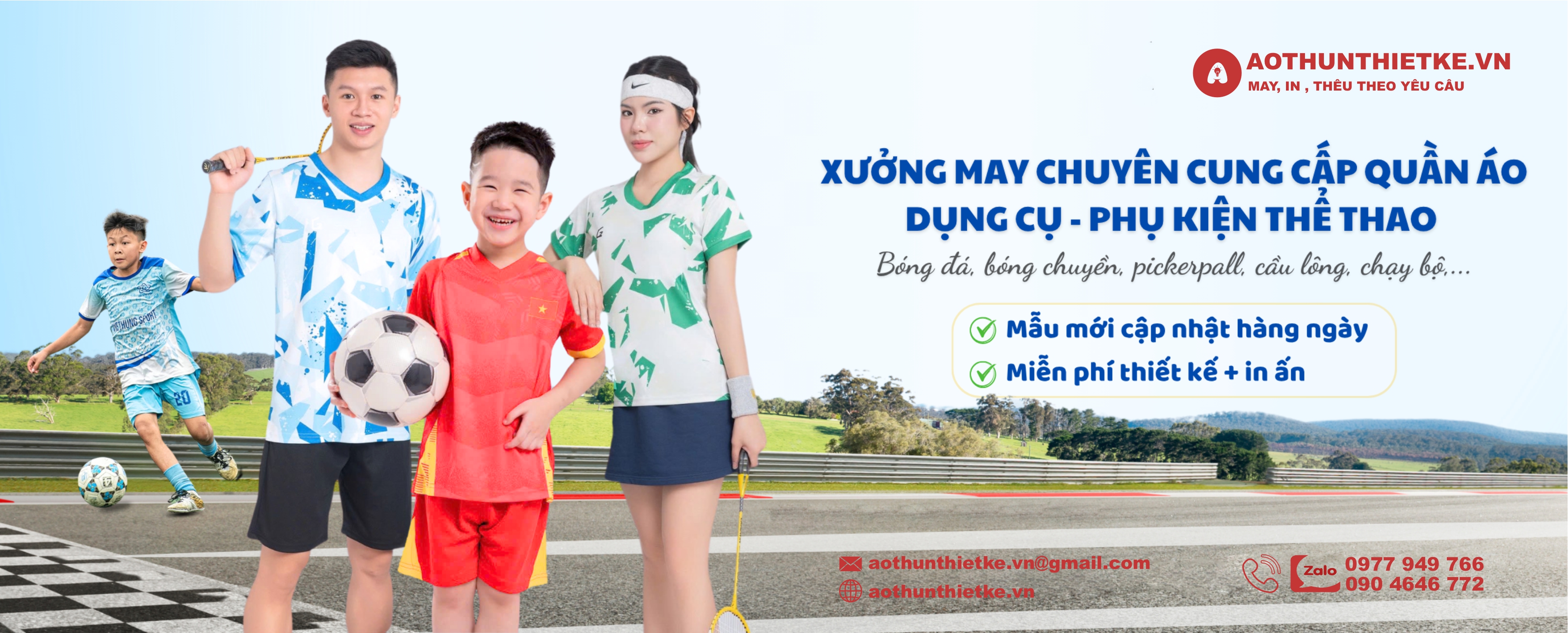 Đồng Phục Thể Thao Nam Nữ – Thiết Kế Riêng, May Xưởng Chuyên Nghiệp