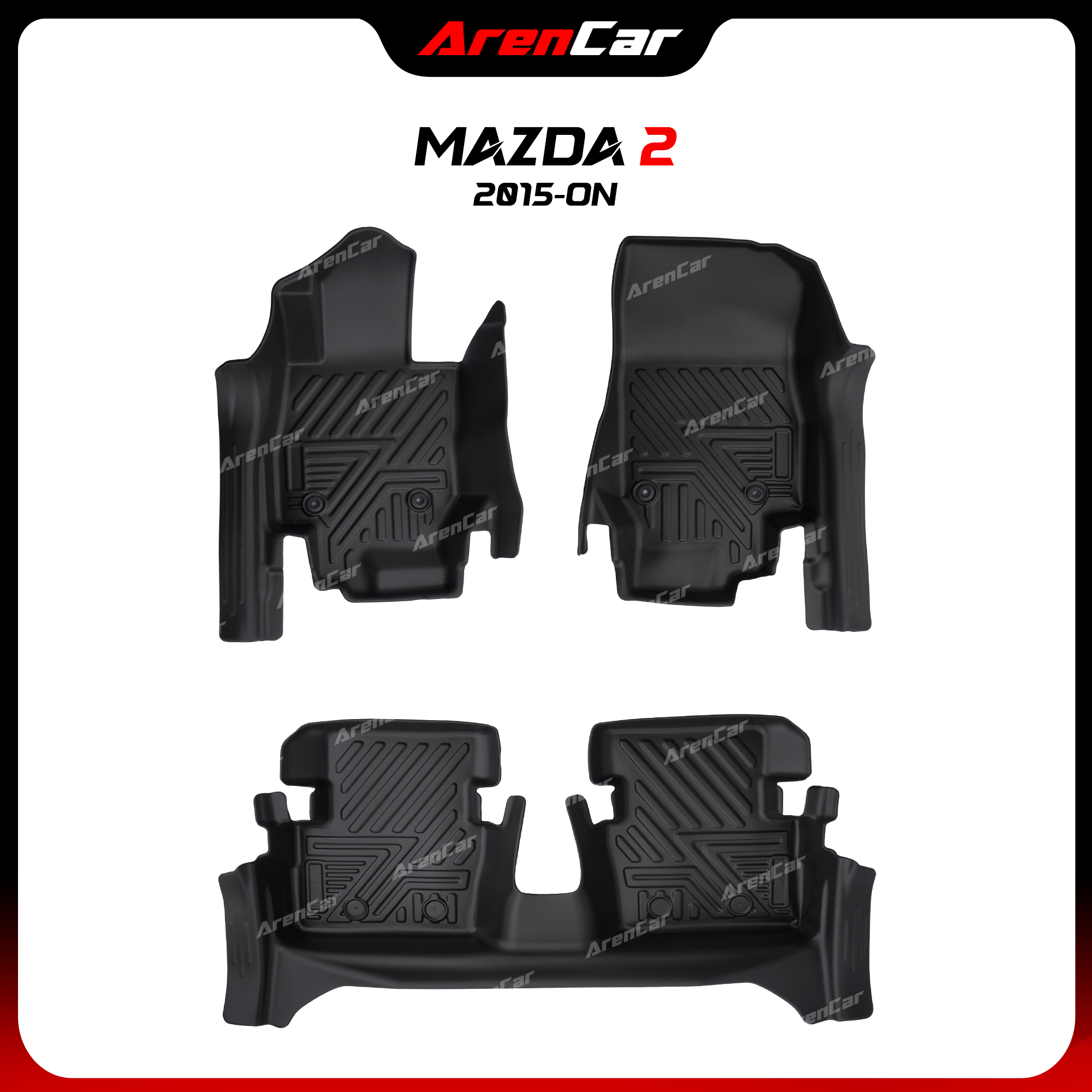 Thảm Lót Sàn Ô Tô TPE Nhựa Đúc Mazda 2