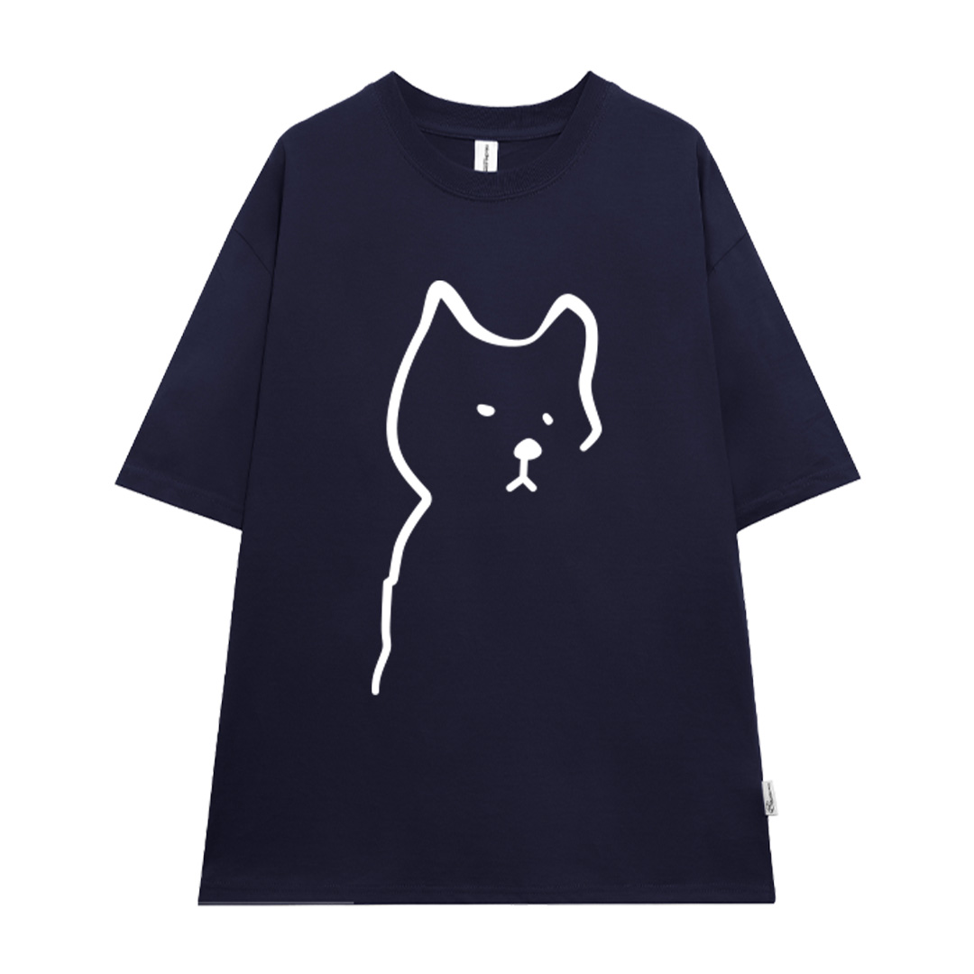 Áo thun cặp đôi couple đáng yêu from rộng ATD1371 Miucho vải cotton cổ tròn in artwork_thumbnail_16