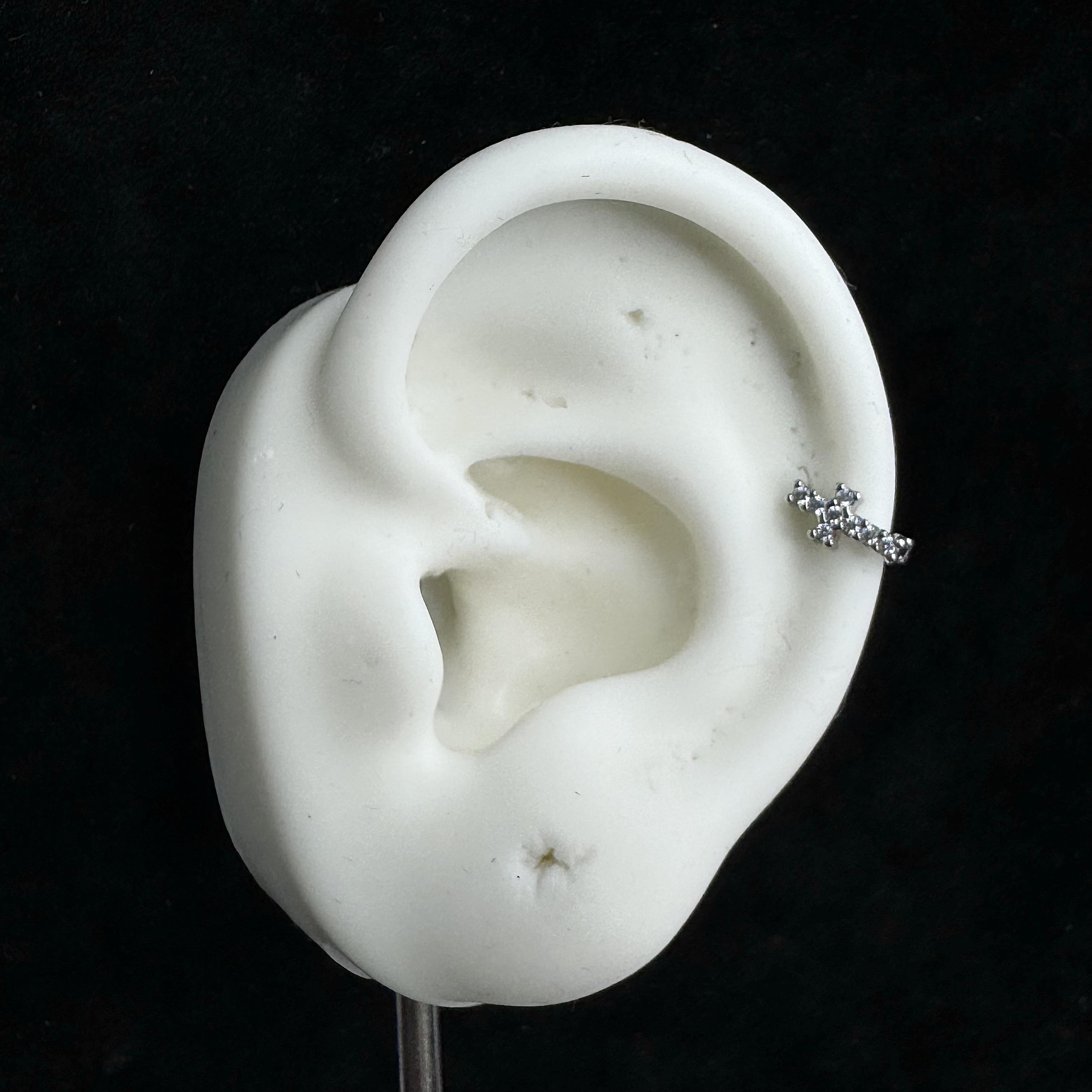 Khuyên vòng kiểu thánh giá dài