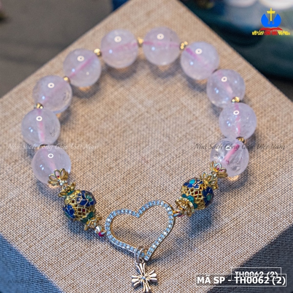 Vòng mân côi đá thạch anh trắng 12ly mix cham bạc thái_thumbnail_1