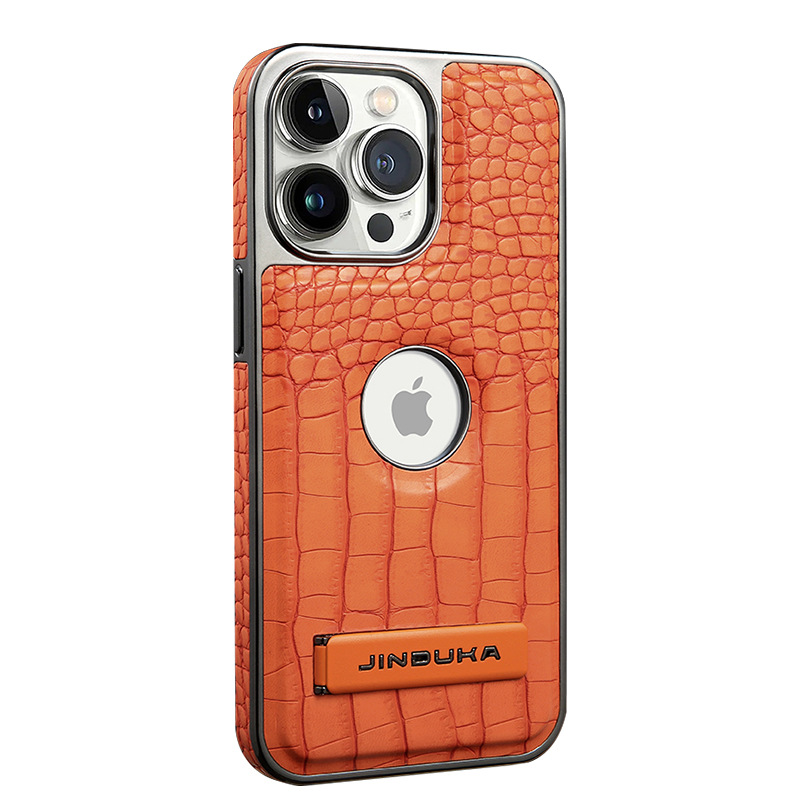 ỐP LƯNG VÂN DA CÁ SẤU TÍCH HỢP GIÁ ĐỠ VÀ VÒNG MAGSAFE ẨN CỰC ĐẸP_thumbnail_4