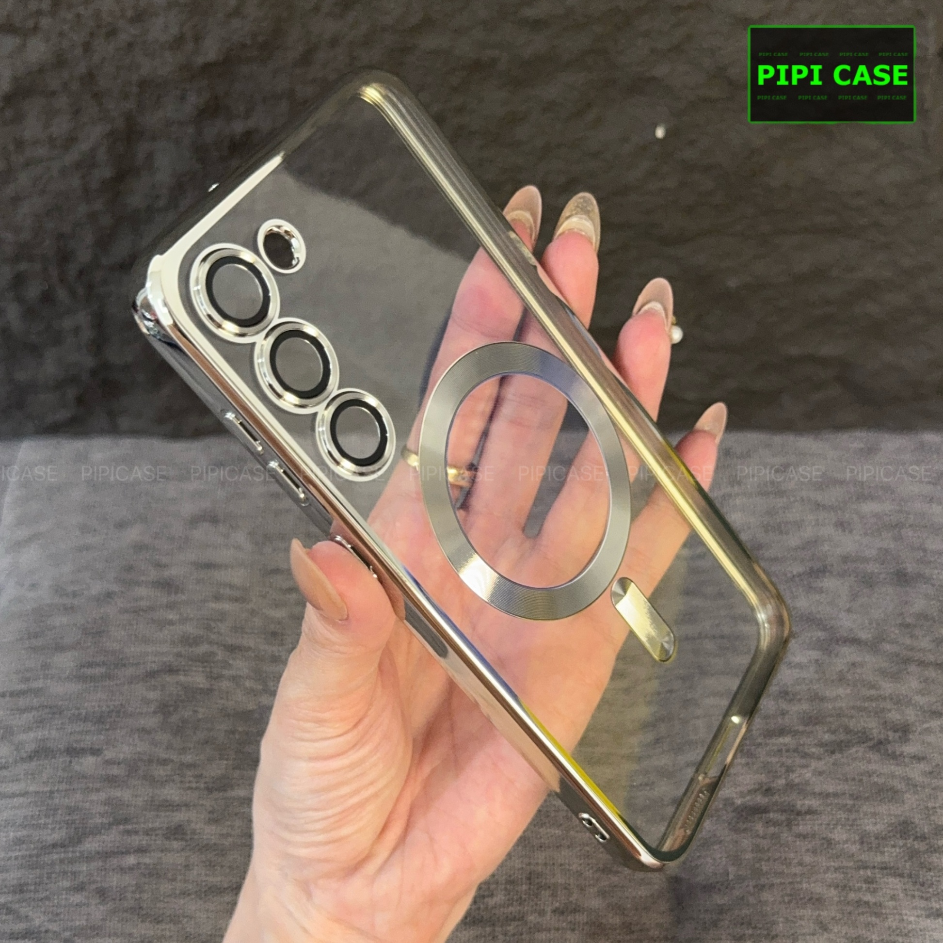Ốp Lưng Samsung S23 Plus 5G - Ticker - Bạc