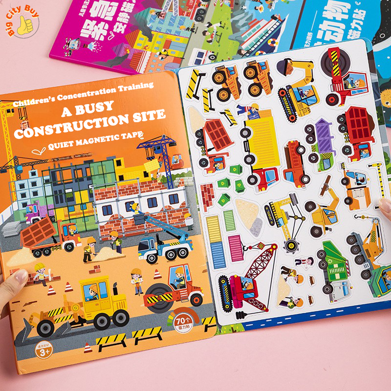 Sách nam châm Sticker từ tính khám phá thế giới_thumbnail_1