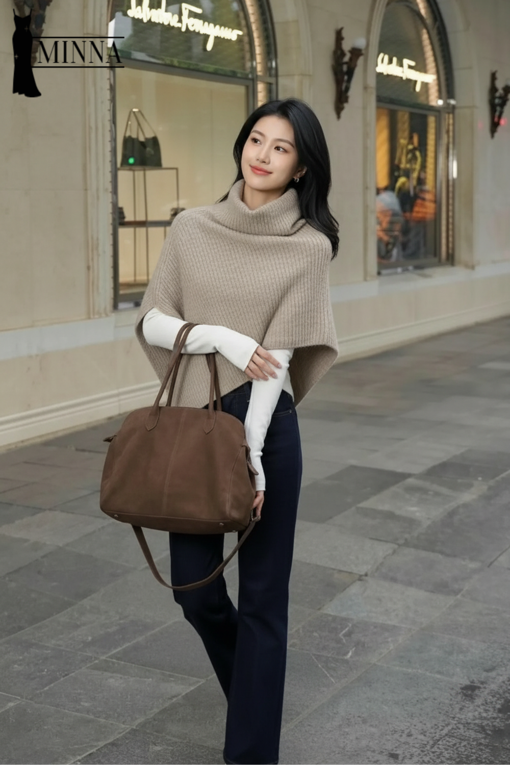 Minimal Cape Knit - MA011_thumbnail_2