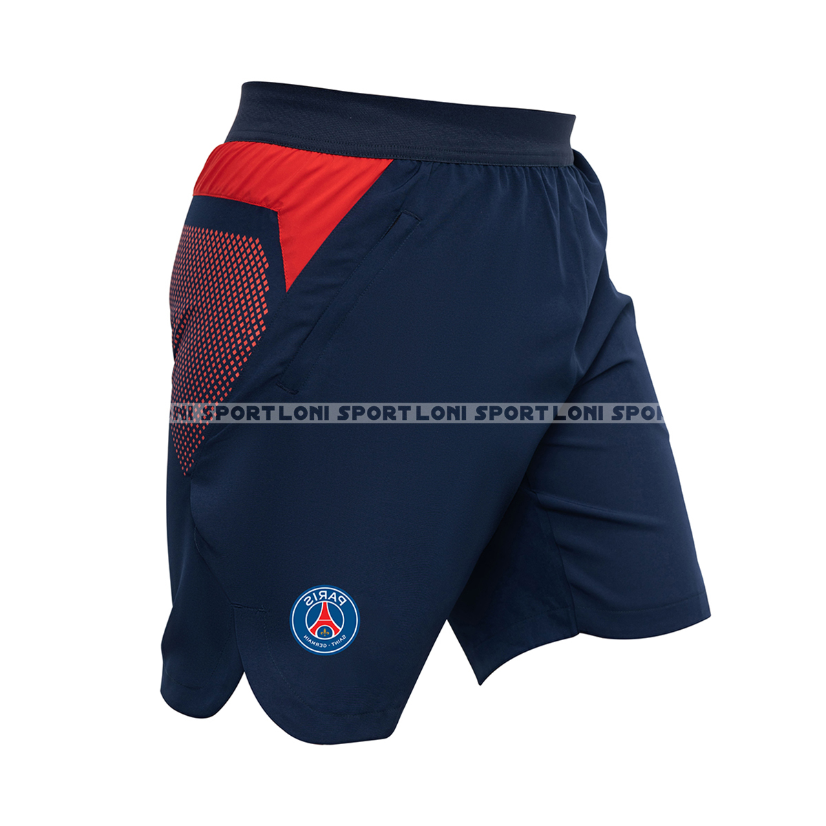 Quần shorts lưng thun xẻ tà - Xanh đen_thumbnail_11