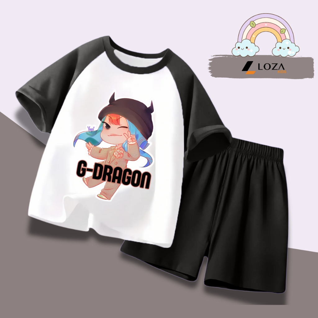Bộ đồ trẻ em in hình 'G-DRAGON' chibi - Loza Kids FB364_thumbnail_1