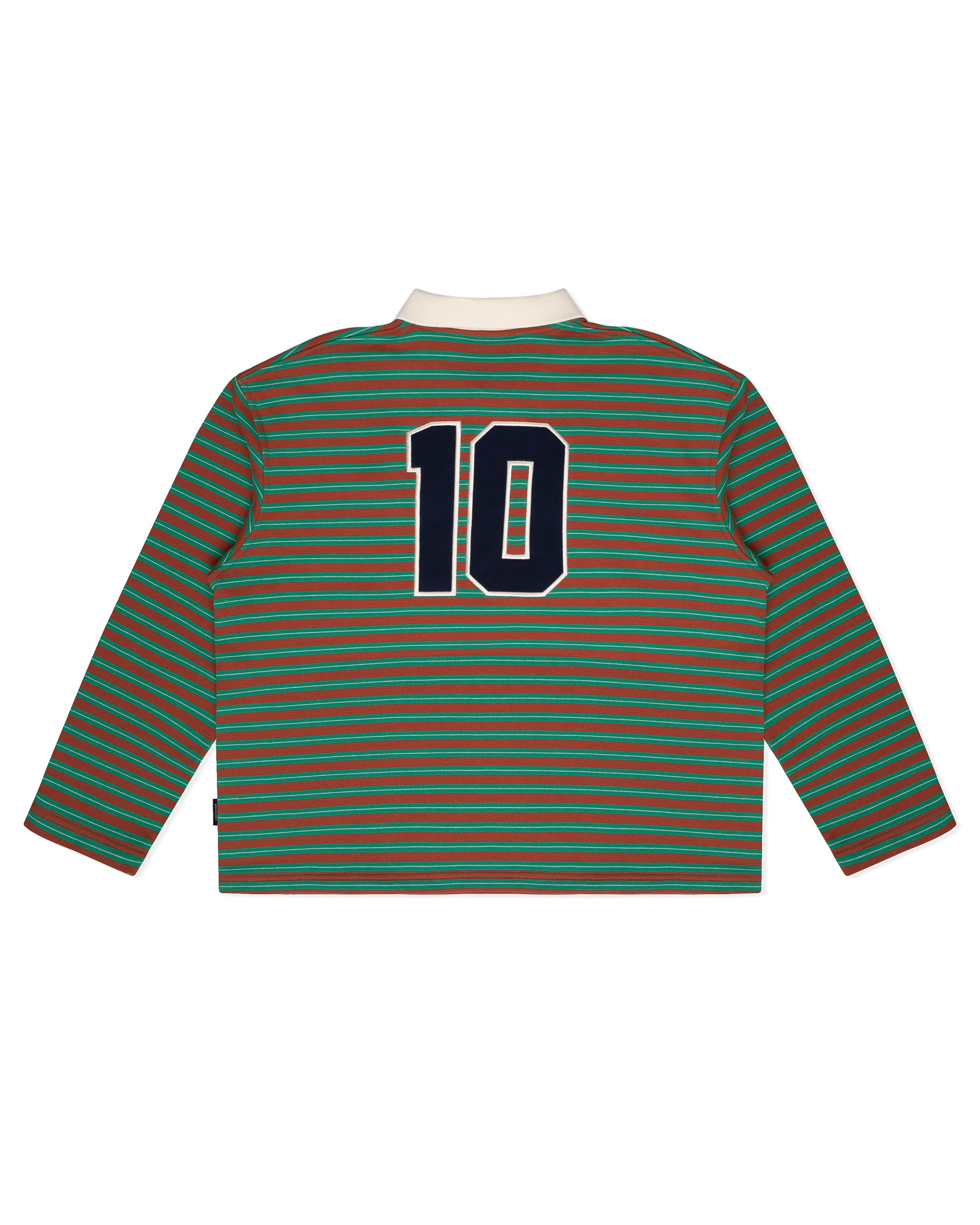Levents® Striped Long Sleeve Boxy Polo Shirt_thumbnail_19