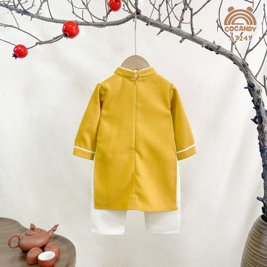 Áo dài VÀNG Chiêu Dương_thumbnail_1