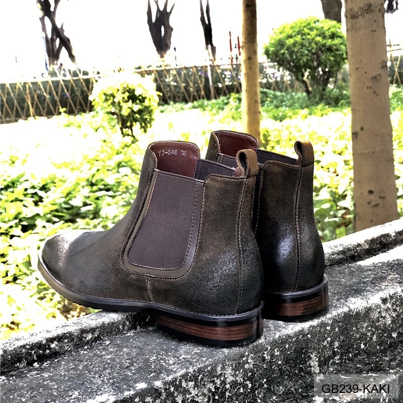 GB239 - Bốt Chelsea Nam Da Thật Phong Cách Thường Ngày Đế Cao Su Mềm_thumbnail_23