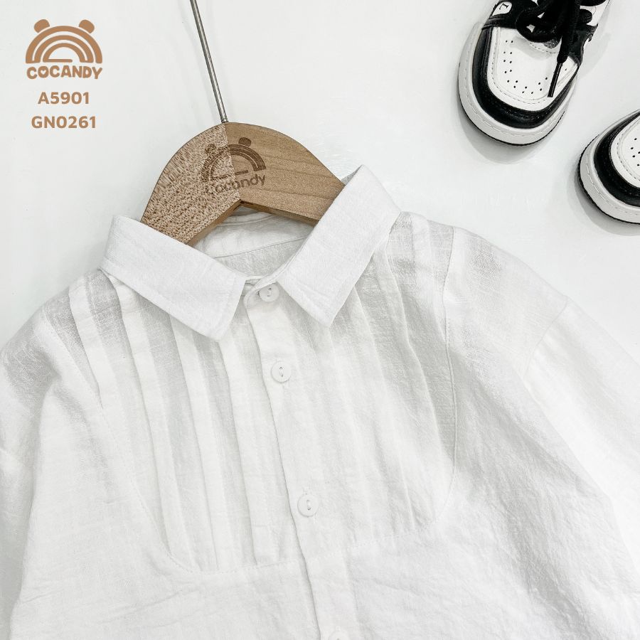 Áo dài sơ mi TRẮNG ngực xếp ly_thumbnail_3