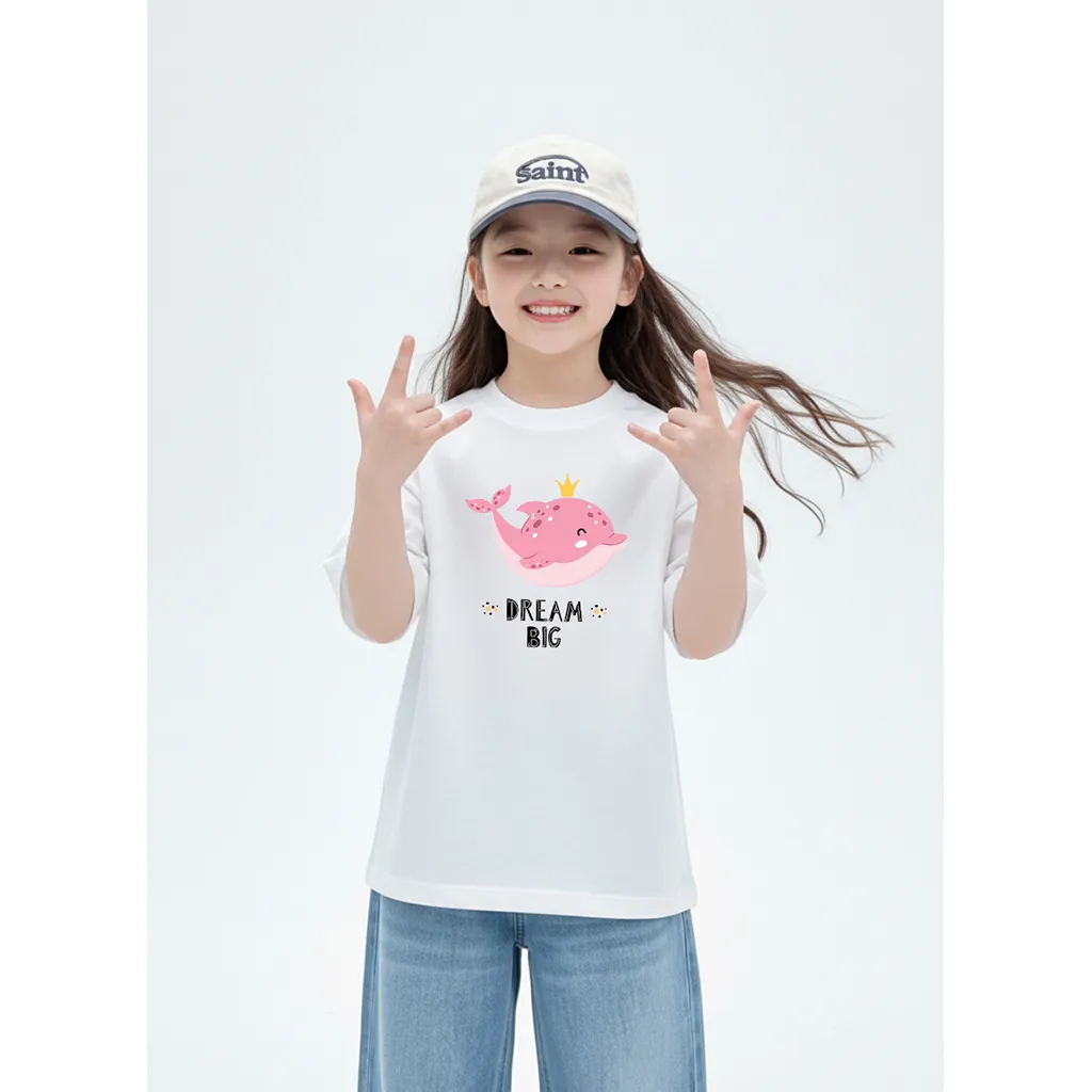 Áo thun bé trai bé gái Dream Big Kado 3225 form rộng_thumbnail_3